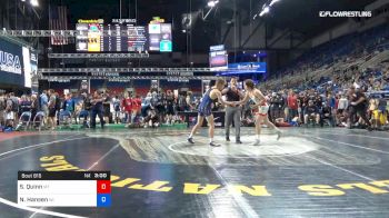 120 lbs Cons 32 #1 - Sterling Quinn, Montana vs Nolan Hansen, Wisconsin