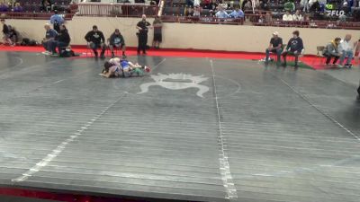 70_B lbs Quarterfinal - Connor Dobson, Punxsutawney vs Camden Zdarko, Maplewood