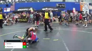 92 lbs Round 1 (6 Team) - Hayden Piovarchy, Steel Valley vs Jayden Denson, Iowa Elite