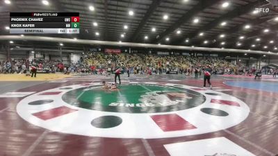 50 lbs Semifinal - Phoenix Chavez, Gering Wrestling Club vs Knox Kafer, MATPAC Wrestling