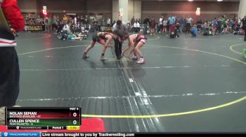 112 lbs Round 2 (6 Team) - Nolan Seman, Backyard Brawlers vs Cullen Spence, Team Palmetto