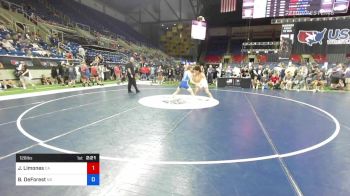 126 lbs Rnd Of 64 - Jose Limones, California vs Benjamin DeForest, North Dakota