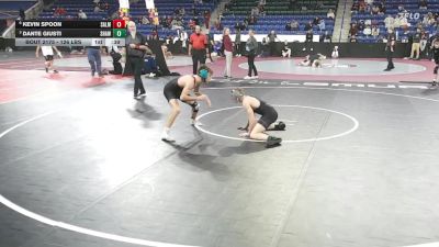126 lbs Quarterfinal - Kevin Spoon, Salem vs Dante Giusti, Shawsheen