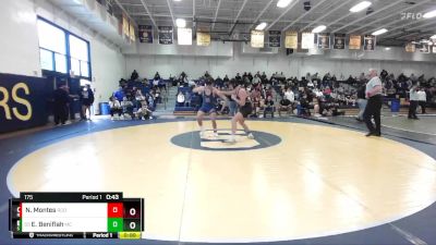 175 lbs Cons. Round 2 - Elias Beniflah, Mira Costa vs Noah Montes, Roosevelt