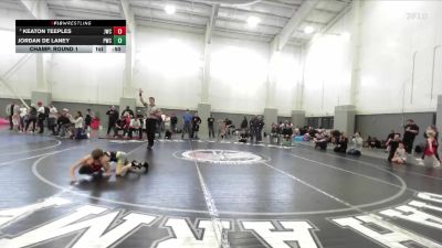 49 lbs Champ. Round 1 - Keaton Teeples, JWC vs Jordan De Laney, Peak Wrestling Club