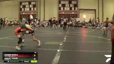 80 lbs Round 5 (6 Team) - Cayden Wadle, Yale Street WC vs Shelby Tuhari, Olympic