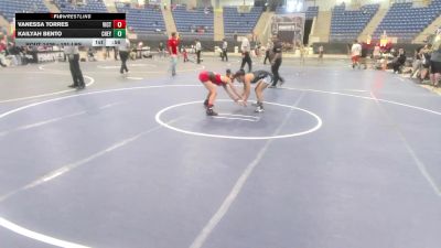 101 lbs 2nd Place - Vanessa Torres, Victory WC-Central WA vs Kailyah Bento, Cheyenne East