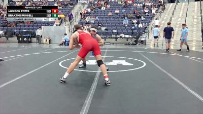 174 lbs Champ. Round 2 - Braxton Russell, Unattached The Citadel vs Jackson Potts, Southern Oregon