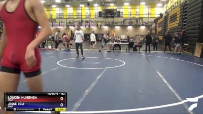 182 lbs Quarterfinal - Louden Huisenga, Iowa vs Jesse Egli, Iowa