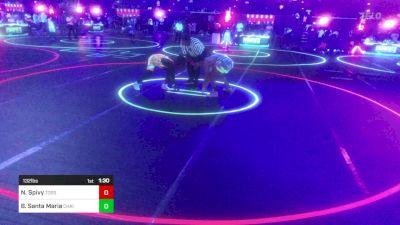 132 lbs Round Of 64 - Nasir Spivy, Toss Em Up Wr Ac vs Brock Santa Maria, Chain Wrestling