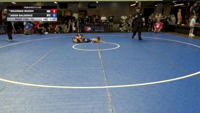 70 lbs Cons. Semis - Suleiman Boziev, Suplex Wrestling Club vs Aiden Balderas, Wichita Training Center