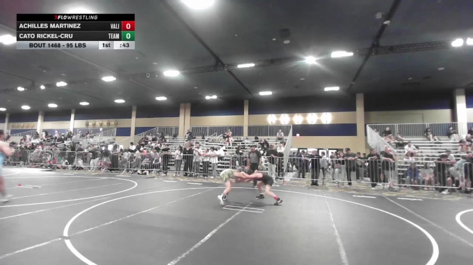 Cato Rickel 95 lbs 2nd Place - Achilles Martinez, Valiant College Prep vs Cato ...