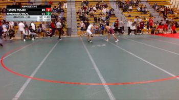 133 lbs Cons. Round 4 - Teague Holzer, Wisconsin-La Crosse vs Muhammad Bilal, Iowa Central Community College