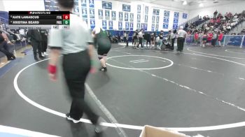 235 lbs 5th Place Match - Kate Lamascus, Sonora vs Xristina Beard, South Hills