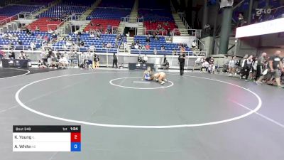 100 lbs Rnd Of 32 - Kameyah Young, Illinois vs Anna White, North Dakota