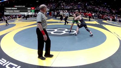 D1-175 lbs Quarterfinal - Michael Feeney, Dub. Coffman vs Caige Horak, Mass. Perry