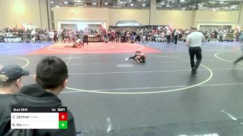 106 lbs Consolation - Zachary Zentner, Team SoCal vs Kolby Nix, NM Gold