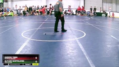 145 lbs Cons. Round 2 - Anders Tibbs, Michigan Premier vs Buturo Bartolomei, Unattached