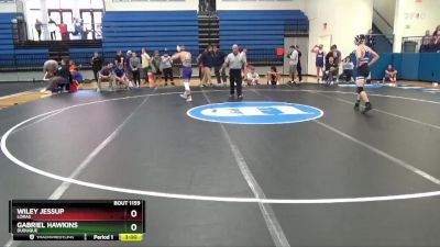 125 lbs 1st Place Match - Wiley Jessup, Loras vs Gabriel Hawkins, Dubuque