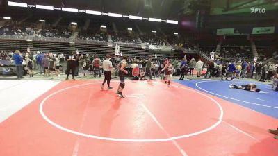 122 lbs Quarterfinal - Lane Rumsey, Cowboy Kids WC vs Aaron Huntoon, Black Fox Wr Ac