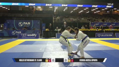 Jessica Arzola Oporta vs Hollie Gethsemane St. Claire 2026 Pan Jiu Jitsu IBJJF Championship