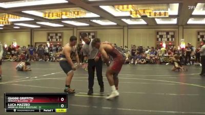 220 lbs Round 1 (6 Team) - Gianni Griffith, Hewlett Bulldogs vs Luca Mazzeo, American MMA & Wrestling