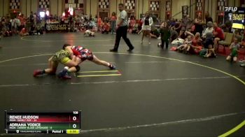 108 lbs Round 2 (6 Team) - Adriana Yodice, MGW- Cherry Blade Lemonade vs Renee Hudson, MGW- Swirly Pop