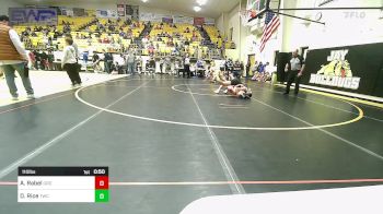 110 lbs Final - Addi Rabel, Grove vs Devyn Rice, Tahlequah Wrestling Club