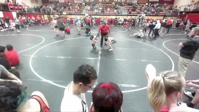 92 lbs Cons. Semis - Uriah Gauger, TW Wrestling vs Brantly Hanks, 208 Badgers Wrestling Club