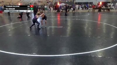 85 lbs Cons. Round 2 - Eli Ziegler, TCWC vs Tyrson Falzone, Eagle Talon Wrestling