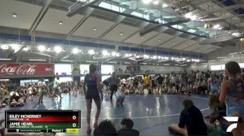 100 lbs Placement Matches (8 Team) - Jamie Hearl, BMM Cornbread Crushers vs Kiley McNerney, Mayhem WC