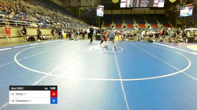 190 lbs Cons 8 #2 - Esmeralda Tellez, PA vs Alaina Claassen, PA