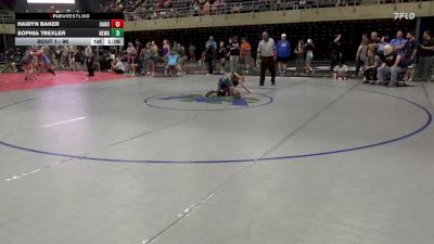 96 lbs Rr Rnd 1 - Haidyn Baker, Hanover vs Sophia Trexler, Newark