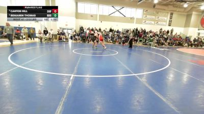 215 lbs Quarterfinal - Canton Hill, Sanford vs Benjamin Thomas, Winslow