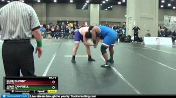 285 lbs Finals (2 Team) - Leno Campbell, Millikin vs Luke DuPont, NYU