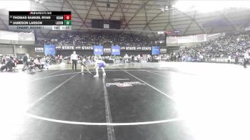 Boys 4A 138 lbs Champ. Round 1 - Jameson Larson, Lake Stevens vs Thomas Samuel Ryan, Issaquah