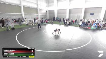 45 lbs Champ. Round 3 - Grey Huber, Uintah Wrestling vs Caliyah Cruz, Grindhouse WC