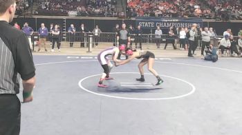 G 114 lbs 1st Place Match - Lilly Johnson, Dutchtown Girls vs Carmen Mueller, Baton Rouge Girls