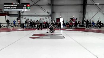 125 lbs Consi Of 8 #2 - Sebastian Kristal, Wesleyan vs Kekoa Madayag, Coast Guard