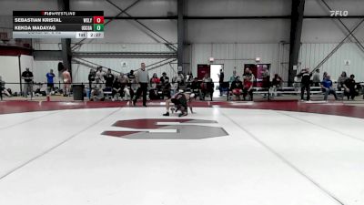 125 lbs Consi Of 8 #2 - Sebastian Kristal, Wesleyan vs Kekoa Madayag, Coast Guard