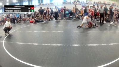 84 lbs Quarterfinal - Treyson Denning, Crystal Coast Grapplers vs Yohan Hernandez, Kongkrete Wrestling