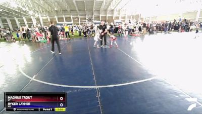 53 lbs Semifinal - Magnus Trout, UT vs Ryker Layher, WY