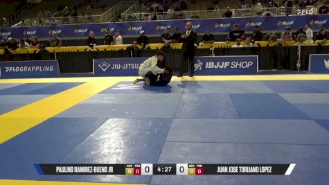 Juan Jose Torijano Lopez vs Paulino Ramirez-Bueno Jr 2026 Pan Jiu Jitsu IBJJF Championship