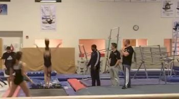 Sean Golden around the gym.