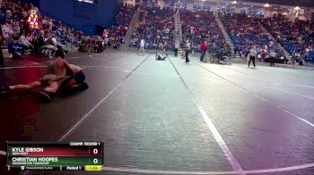 120 lbs Champ. Round 1 - Christian Hoopes, Washington Township vs Kyle Gibson, New Kent