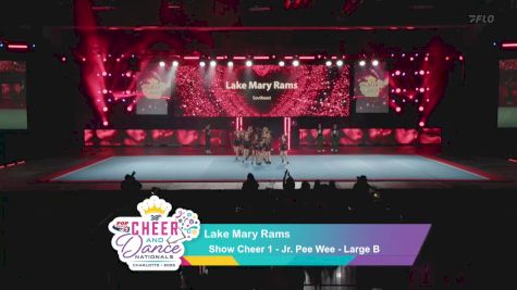 Lake Mary Rams * [2025 Show Cheer 1 - Jr. Pee Wee - Large B] 2025 Pop Warner National Cheer & Dance Championship