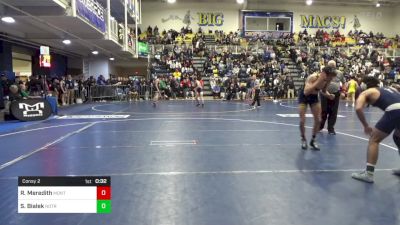 152 lbs Consy 2 - Ryan Meredith, Montoursville vs Stephen Bialek, Notre Dame GP