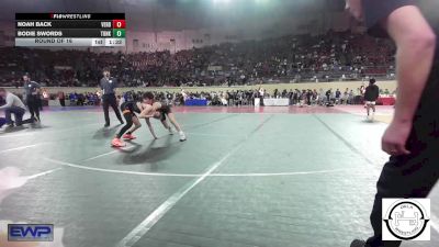 94 lbs Round Of 16 - Noah Back, Verdigris vs Bodie Swords, Tonkawa