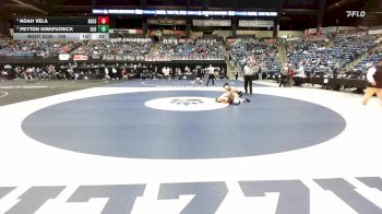 106 lbs Cons. Semi - Noah Vela, Newton HS vs Peyton Kirkpatrick, Basehor-Linwood HS