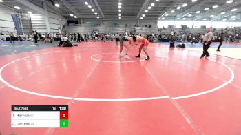 182 lbs Round Of 16 - Toler Hornick, SC vs Jacobi Clement, LA